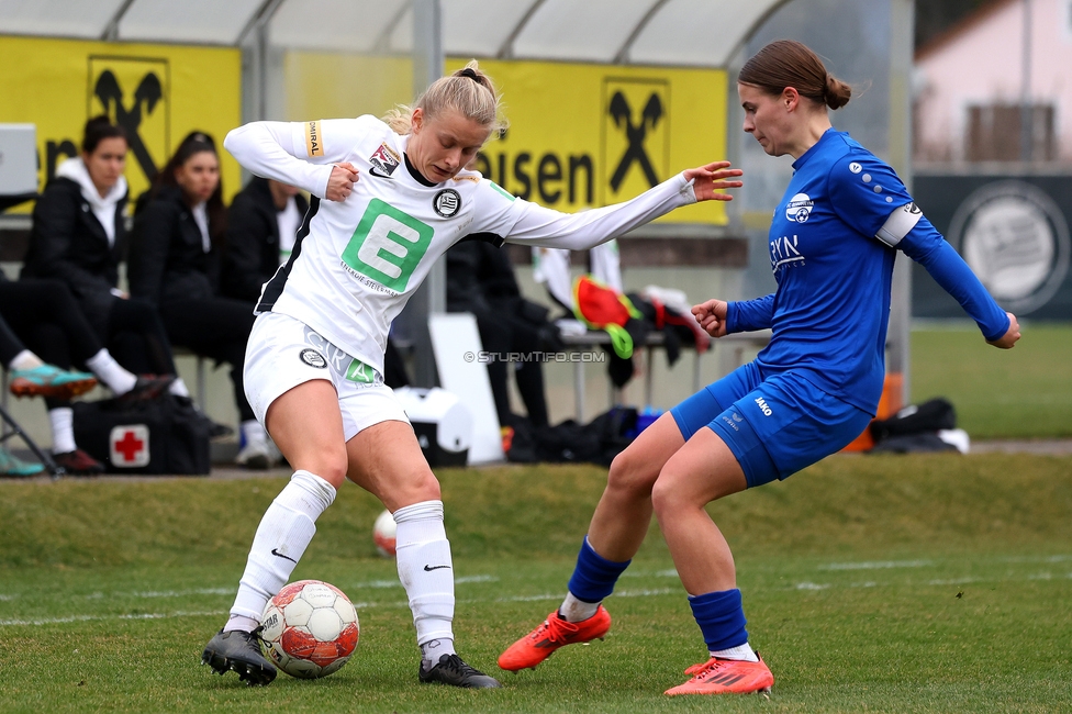 Sturm Damen - Bergheim
OEFB Frauen Bundesliga, 17. Runde, SK Sturm Graz Damen - FC Bergheim, Trainingszentrum Messendorf, 15.03.2025. 

Foto zeigt Sandra Jakobsen (Sturm Damen)
