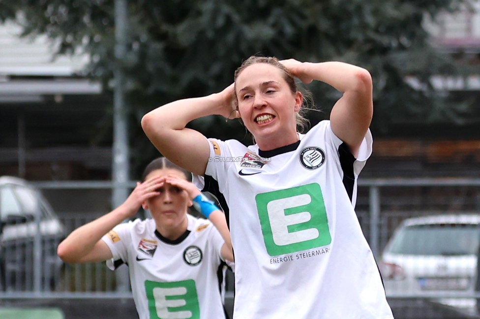 Sturm Damen - Bergheim
OEFB Frauen Bundesliga, 17. Runde, SK Sturm Graz Damen - FC Bergheim, Trainingszentrum Messendorf, 15.03.2025. 

Foto zeigt Elisabeth Brandl (Sturm Damen)
