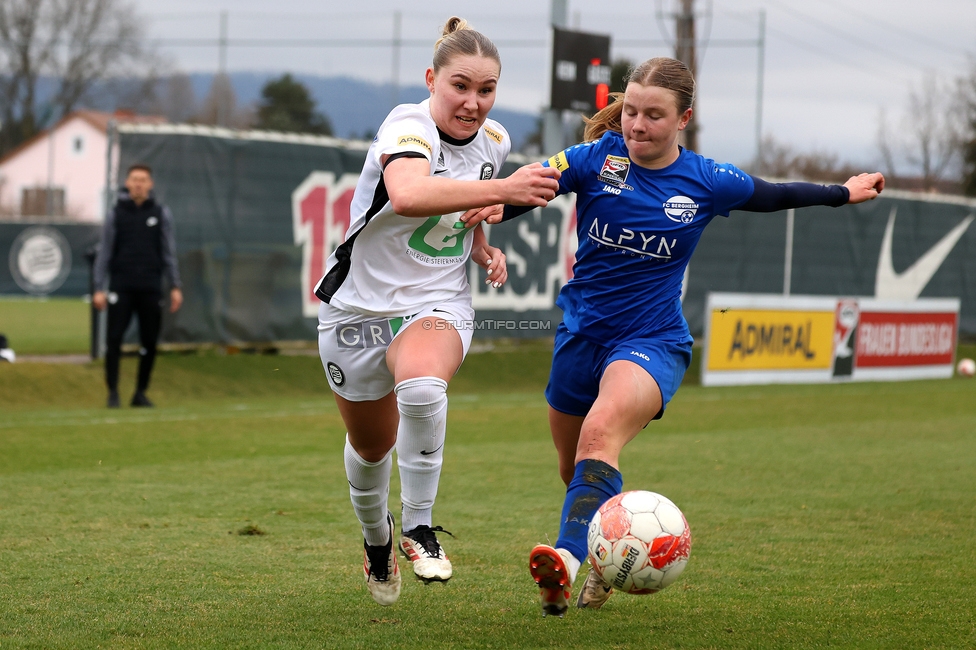 Sturm Damen - Bergheim
OEFB Frauen Bundesliga, 17. Runde, SK Sturm Graz Damen - FC Bergheim, Trainingszentrum Messendorf, 15.03.2025. 

Foto zeigt Anna Wirnsberger (Sturm Damen)
