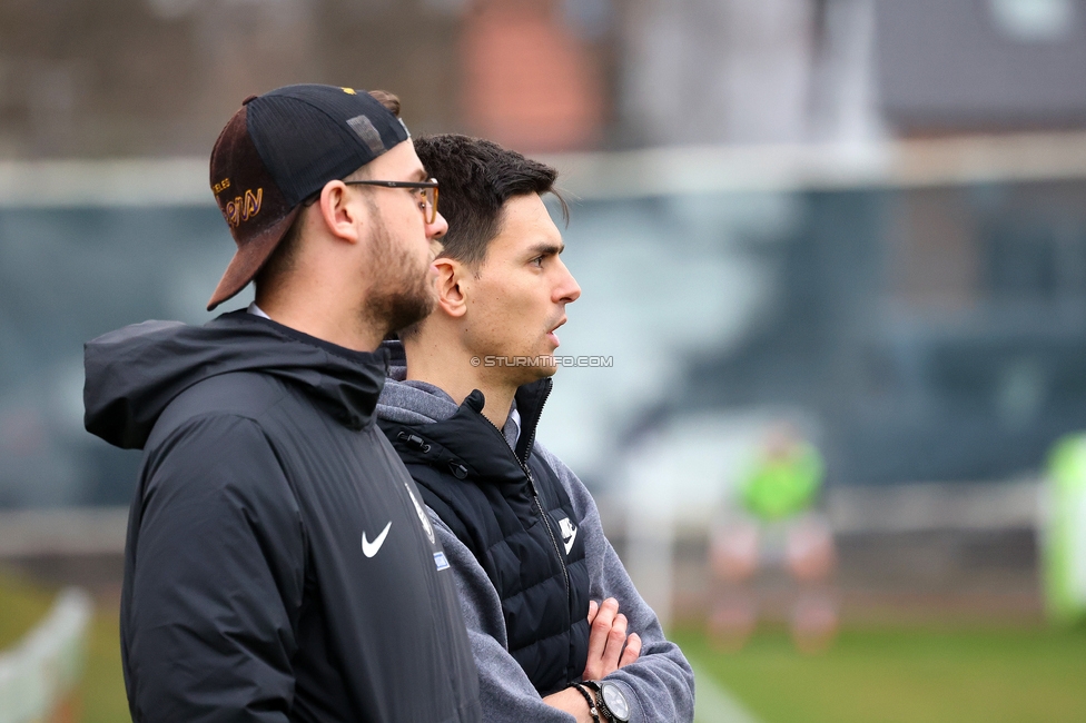 Sturm Damen - Bergheim
OEFB Frauen Bundesliga, 17. Runde, SK Sturm Graz Damen - FC Bergheim, Trainingszentrum Messendorf, 15.03.2025. 

Foto zeigt Tode Djakovic (Cheftrainer Sturm Damen)
