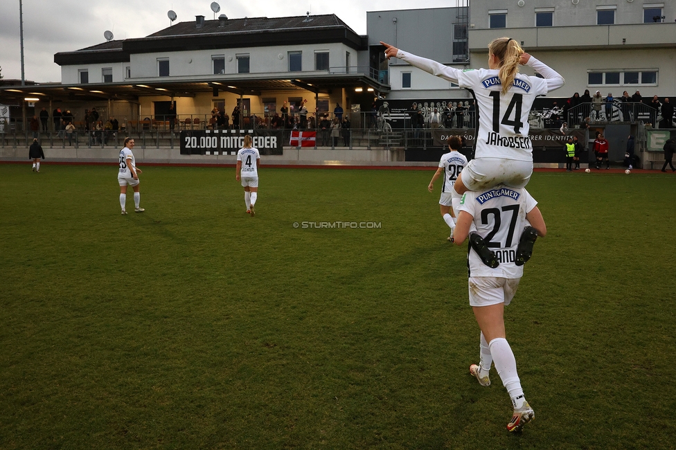 Sturm Damen - Bergheim
OEFB Frauen Bundesliga, 17. Runde, SK Sturm Graz Damen - FC Bergheim, Trainingszentrum Messendorf, 15.03.2025. 

Foto zeigt Sandra Jakobsen (Sturm Damen)
