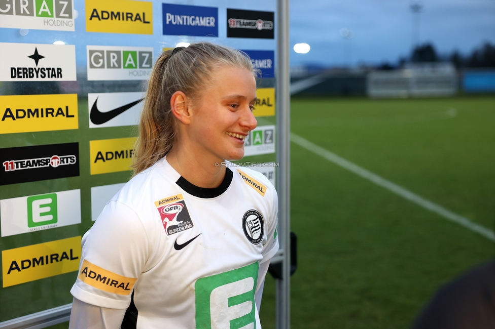 Sturm Damen - Bergheim
OEFB Frauen Bundesliga, 17. Runde, SK Sturm Graz Damen - FC Bergheim, Trainingszentrum Messendorf, 15.03.2025. 

Foto zeigt Sandra Jakobsen (Sturm Damen)
