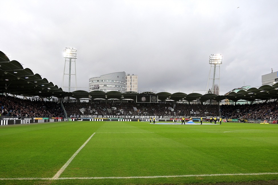 Sturm Graz - LASK
Oesterreichische Fussball Bundesliga, 22. Runde, SK Sturm Graz - Linzer ASK, Stadion Liebenau Graz, 16.03.2025. 

Foto zeigt Fans von Sturm
