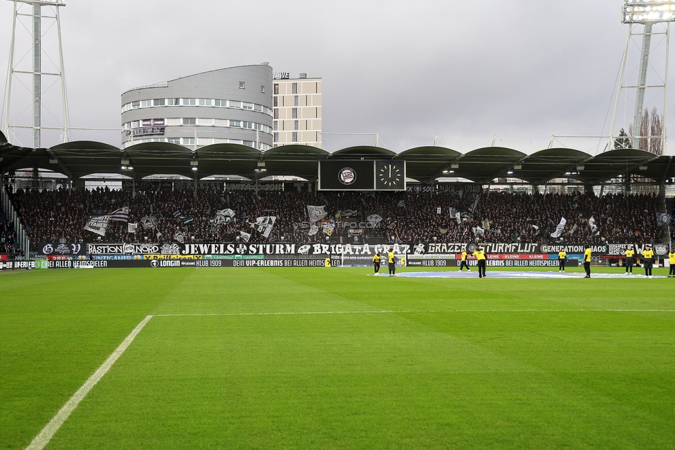 Sturm Graz - LASK
Oesterreichische Fussball Bundesliga, 22. Runde, SK Sturm Graz - Linzer ASK, Stadion Liebenau Graz, 16.03.2025. 

Foto zeigt Fans von Sturm
