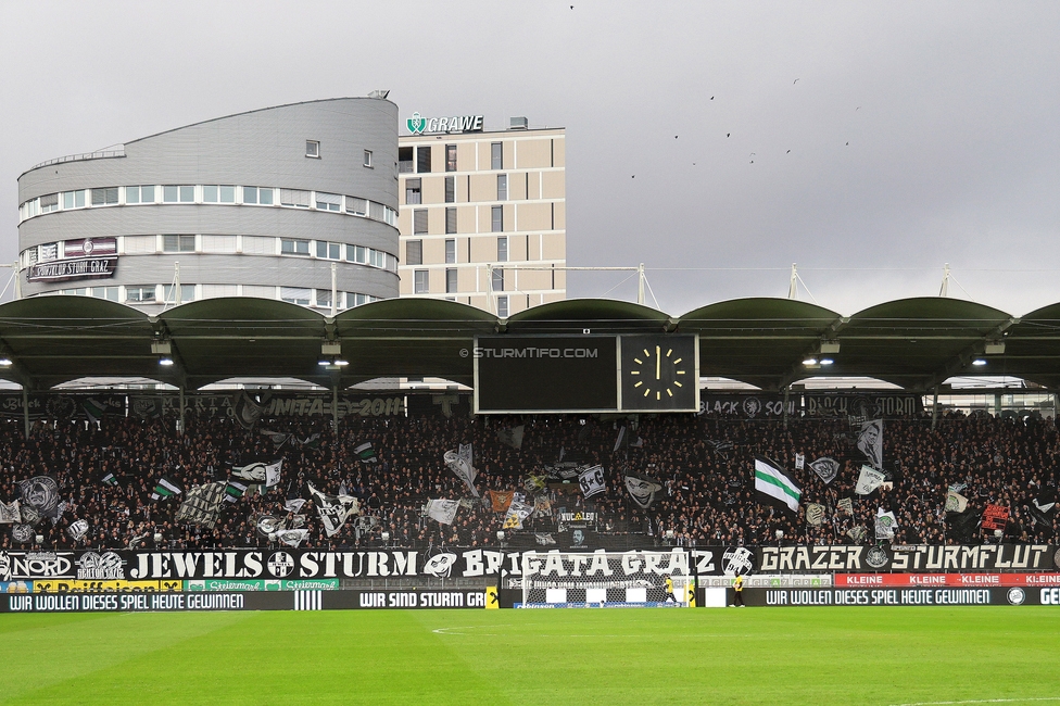 Sturm Graz - LASK
Oesterreichische Fussball Bundesliga, 22. Runde, SK Sturm Graz - Linzer ASK, Stadion Liebenau Graz, 16.03.2025. 

Foto zeigt Fans von Sturm
