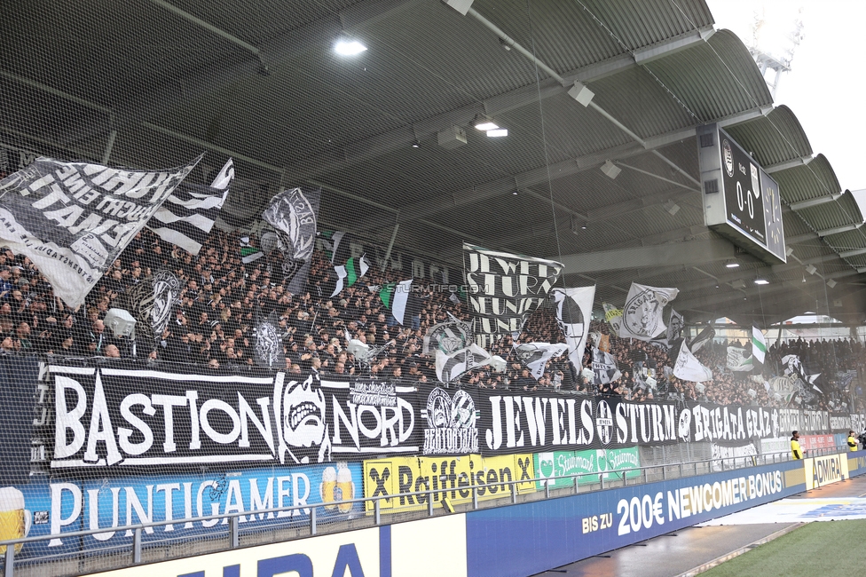 Sturm Graz - LASK
Oesterreichische Fussball Bundesliga, 22. Runde, SK Sturm Graz - Linzer ASK, Stadion Liebenau Graz, 16.03.2025. 

Foto zeigt Fans von Sturm
