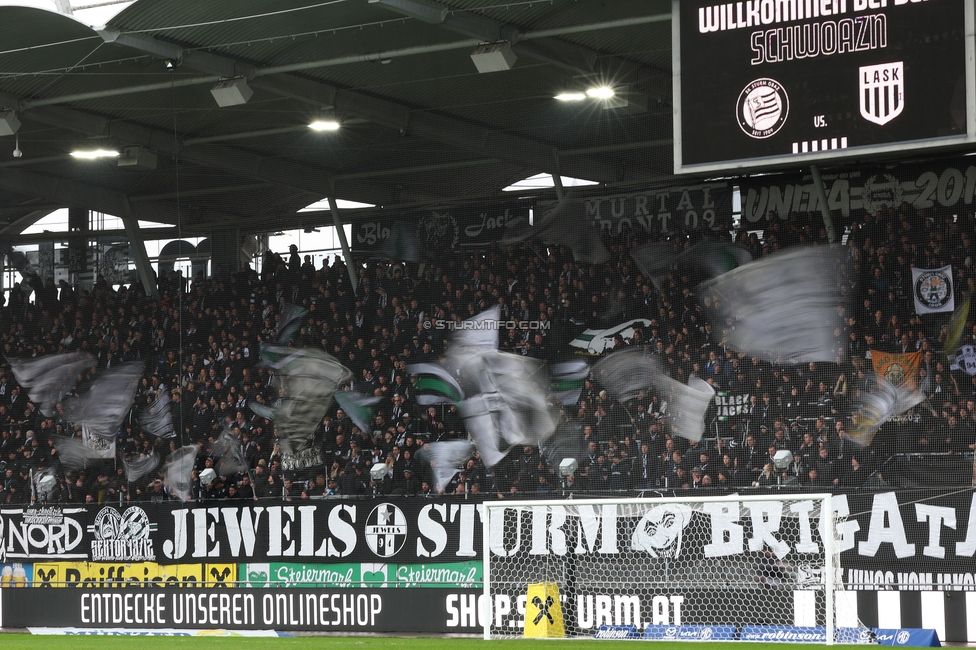 Sturm Graz - LASK
Oesterreichische Fussball Bundesliga, 22. Runde, SK Sturm Graz - Linzer ASK, Stadion Liebenau Graz, 16.03.2025. 

Foto zeigt Fans von Sturm
