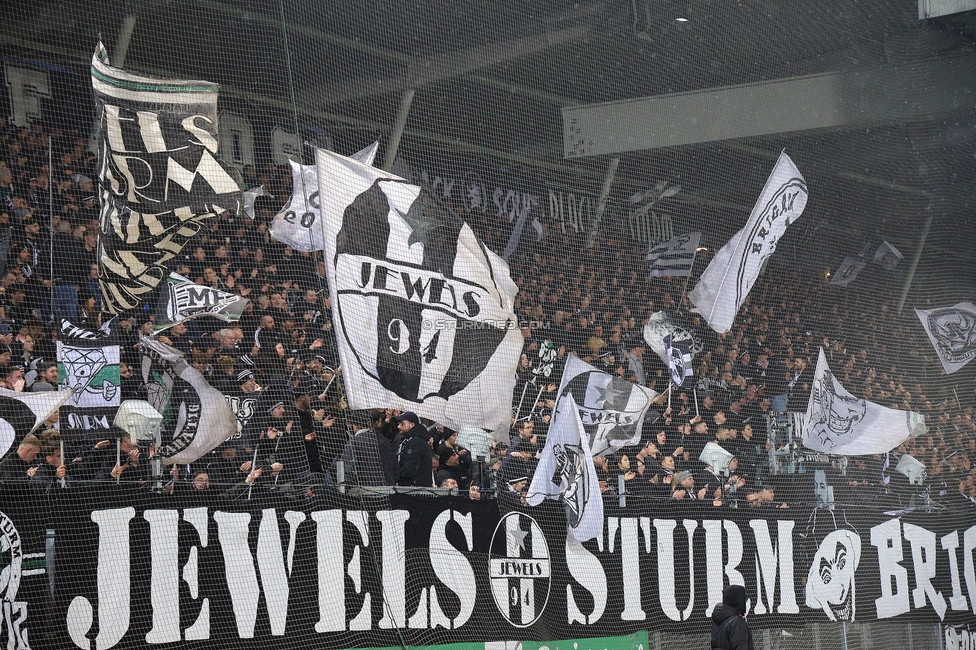 Sturm Graz - LASK
Oesterreichische Fussball Bundesliga, 22. Runde, SK Sturm Graz - Linzer ASK, Stadion Liebenau Graz, 16.03.2025. 

Foto zeigt Fans von Sturm
