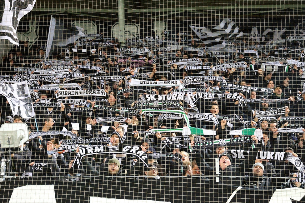 Sturm Graz - LASK
Oesterreichische Fussball Bundesliga, 22. Runde, SK Sturm Graz - Linzer ASK, Stadion Liebenau Graz, 16.03.2025. 

Foto zeigt Fans von Sturm
