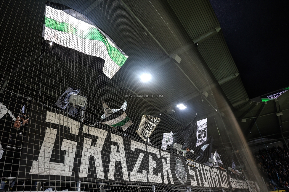 Sturm Graz - LASK
Oesterreichische Fussball Bundesliga, 22. Runde, SK Sturm Graz - Linzer ASK, Stadion Liebenau Graz, 16.03.2025. 

Foto zeigt Fans von Sturm
