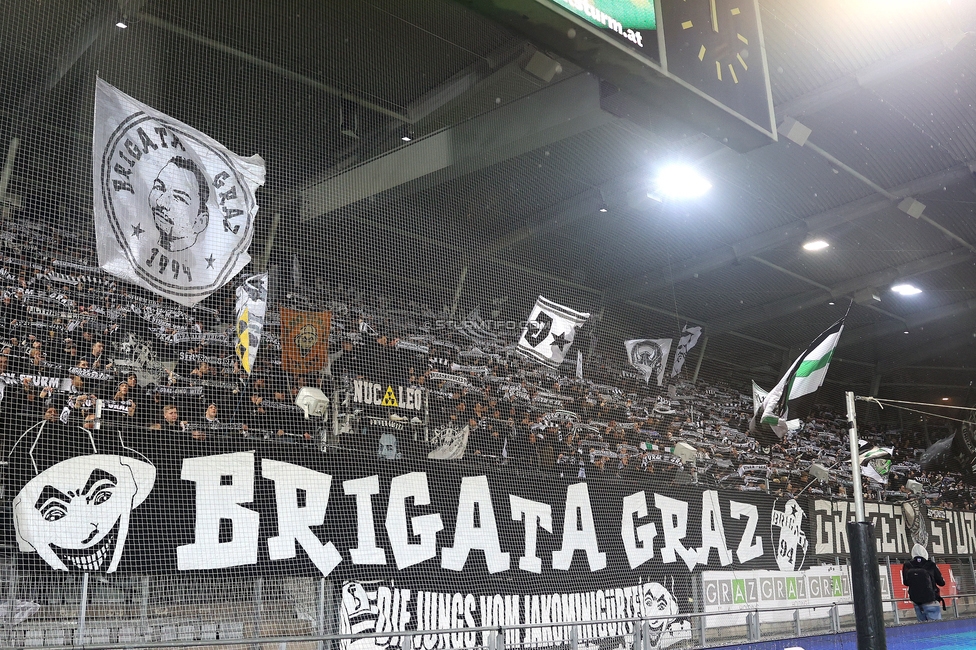 Sturm Graz - LASK
Oesterreichische Fussball Bundesliga, 22. Runde, SK Sturm Graz - Linzer ASK, Stadion Liebenau Graz, 16.03.2025. 

Foto zeigt Fans von Sturm
