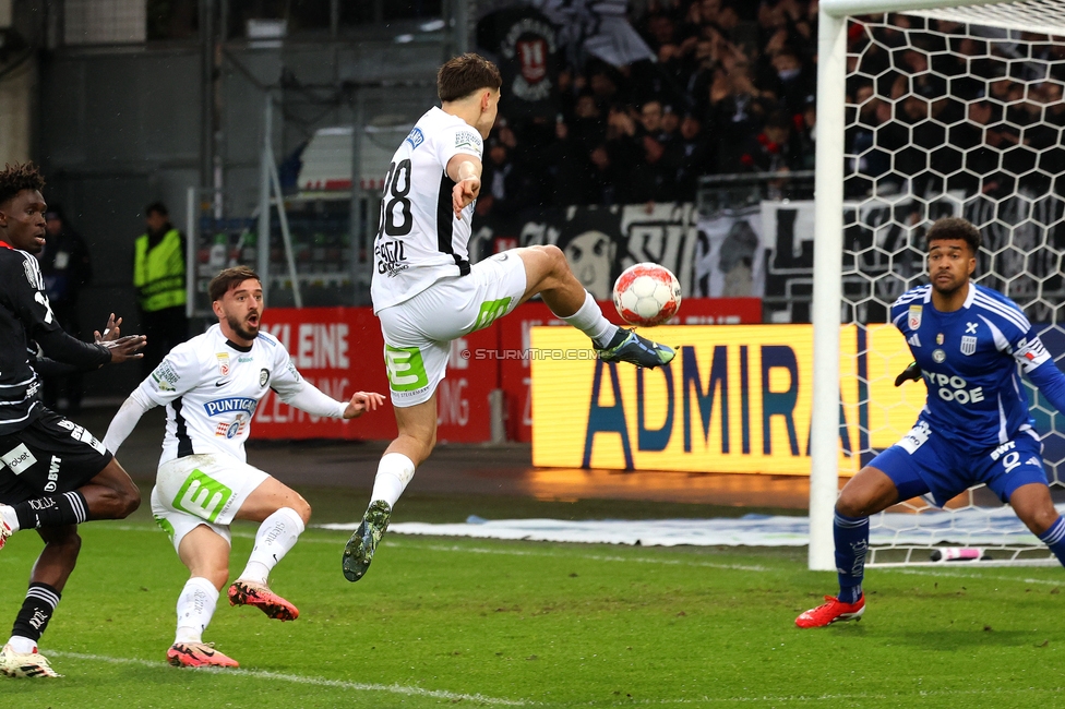 Sturm Graz - LASK
Oesterreichische Fussball Bundesliga, 22. Runde, SK Sturm Graz - Linzer ASK, Stadion Liebenau Graz, 16.03.2025. 

Foto zeigt Leon Grgic (Sturm)
