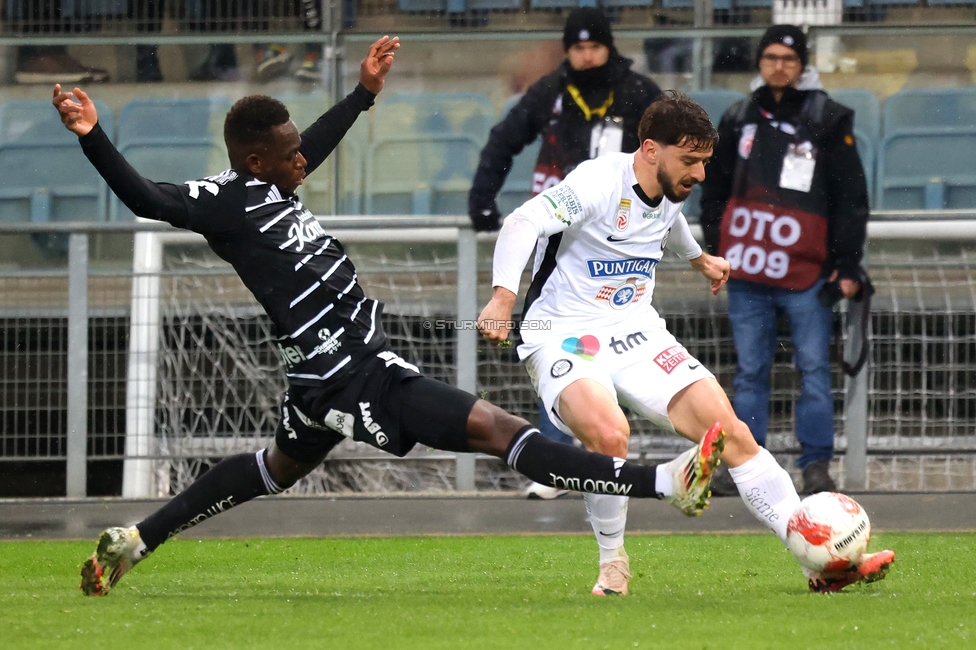 Sturm Graz - LASK
Oesterreichische Fussball Bundesliga, 22. Runde, SK Sturm Graz - Linzer ASK, Stadion Liebenau Graz, 16.03.2025. 

Foto zeigt
