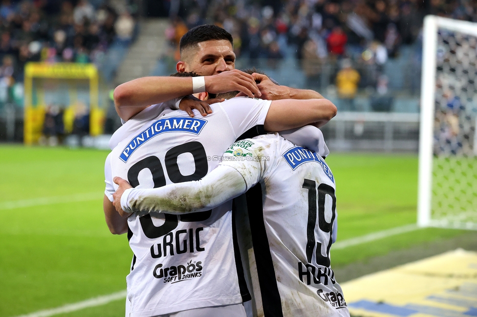 Sturm Graz - LASK
Oesterreichische Fussball Bundesliga, 22. Runde, SK Sturm Graz - Linzer ASK, Stadion Liebenau Graz, 16.03.2025. 

Foto zeigt Tomi Horvat (Sturm)
