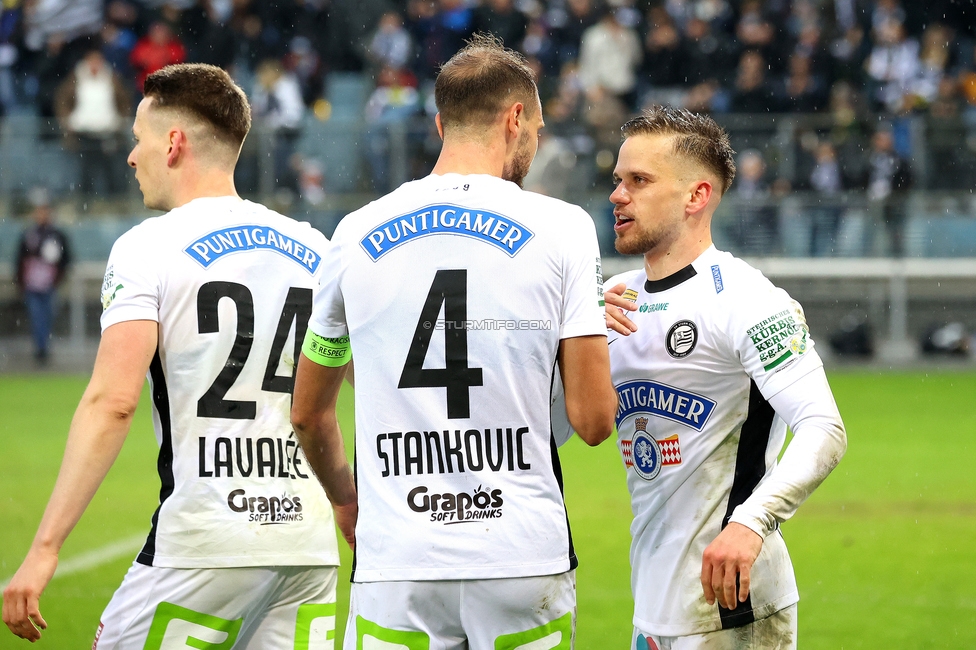 Sturm Graz - LASK
Oesterreichische Fussball Bundesliga, 22. Runde, SK Sturm Graz - Linzer ASK, Stadion Liebenau Graz, 16.03.2025. 

Foto zeigt Tomi Horvat (Sturm)
