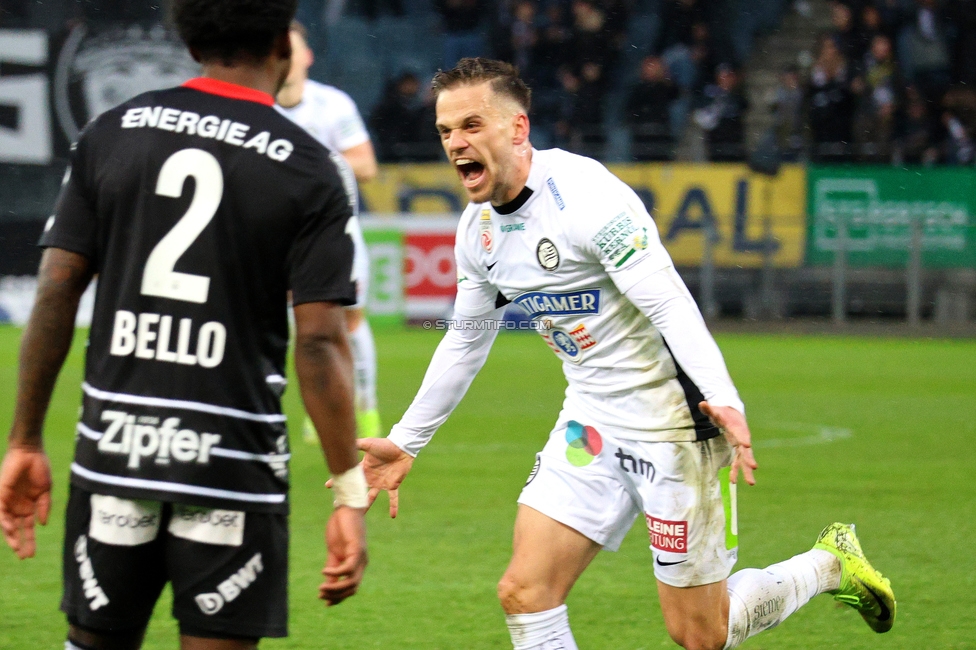 Sturm Graz - LASK
Oesterreichische Fussball Bundesliga, 22. Runde, SK Sturm Graz - Linzer ASK, Stadion Liebenau Graz, 16.03.2025. 

Foto zeigt Tomi Horvat (Sturm)
