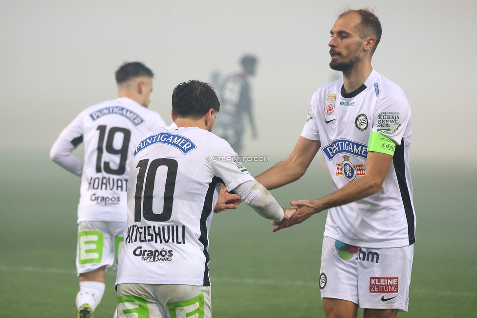 Sturm Graz - LASK
Oesterreichische Fussball Bundesliga, 22. Runde, SK Sturm Graz - Linzer ASK, Stadion Liebenau Graz, 16.03.2025. 

Foto zeigt Otar Kiteishvili (Sturm)
