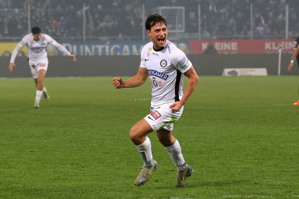 Sturm Graz - LASK
Oesterreichische Fussball Bundesliga, 22. Runde, SK Sturm Graz - Linzer ASK, Stadion Liebenau Graz, 16.03.2025. 

Foto zeigt William Boeving (Sturm)
