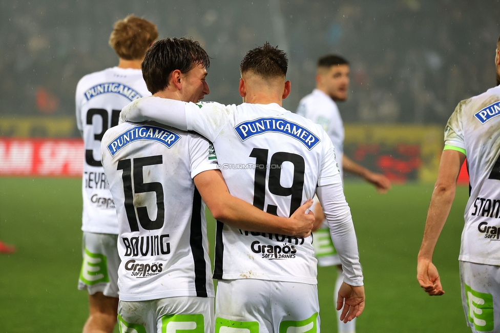 Sturm Graz - LASK
Oesterreichische Fussball Bundesliga, 22. Runde, SK Sturm Graz - Linzer ASK, Stadion Liebenau Graz, 16.03.2025. 

Foto zeigt William Boeving (Sturm)
