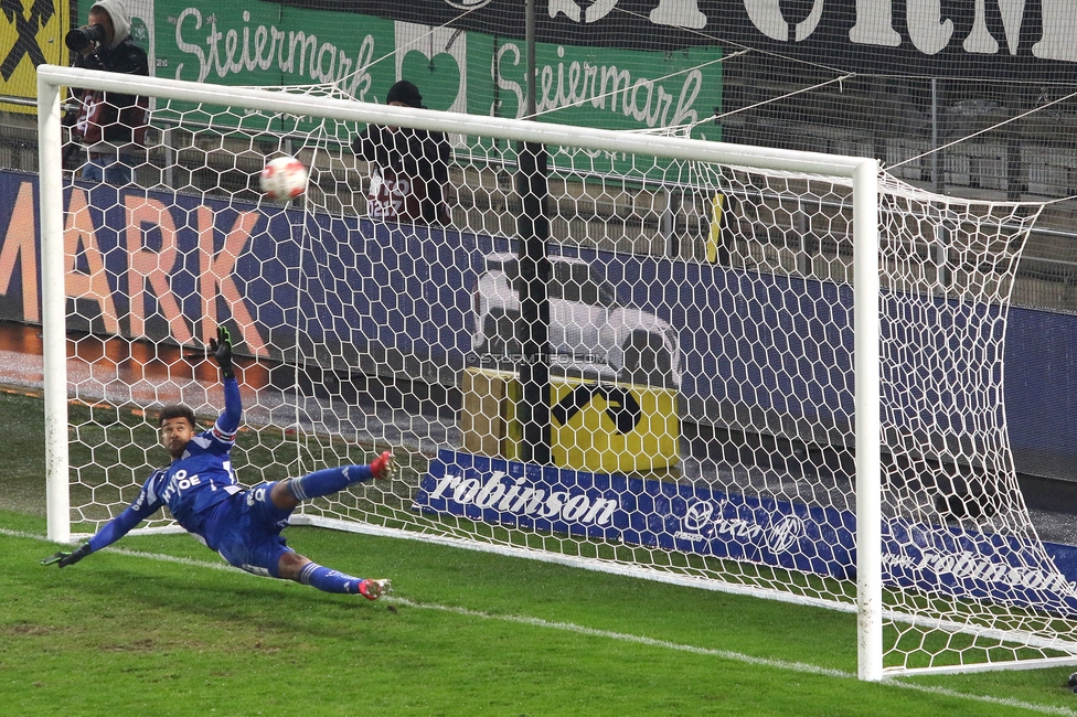 Sturm Graz - LASK
Oesterreichische Fussball Bundesliga, 22. Runde, SK Sturm Graz - Linzer ASK, Stadion Liebenau Graz, 16.03.2025. 

Foto zeigt den Elfmeter
