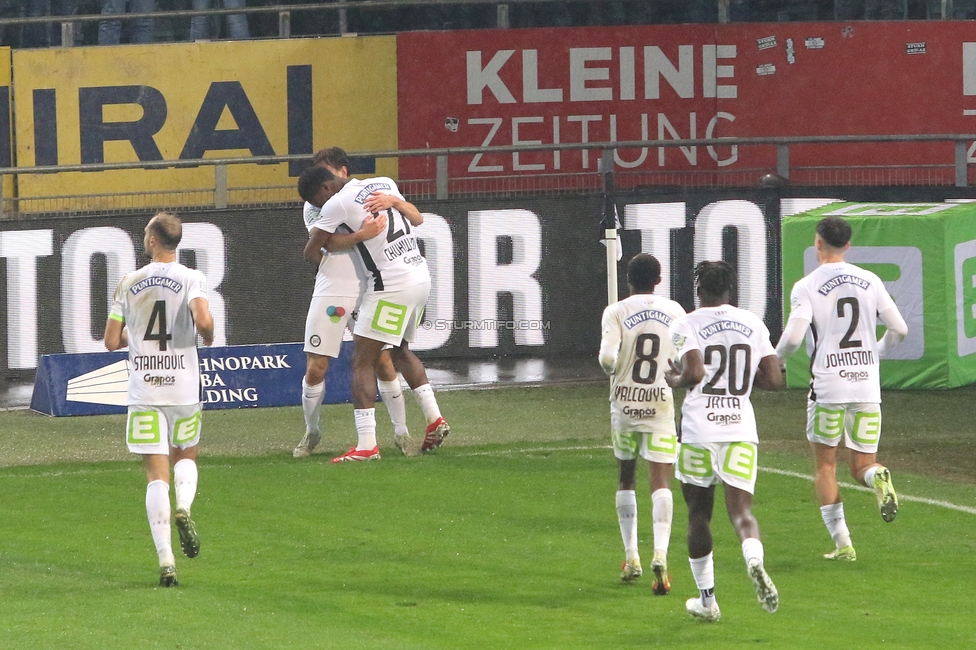 Sturm Graz - LASK
Oesterreichische Fussball Bundesliga, 22. Runde, SK Sturm Graz - Linzer ASK, Stadion Liebenau Graz, 16.03.2025. 

Foto zeigt die Mannschaft von Sturm
