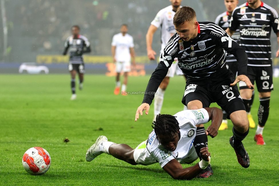 Sturm Graz - LASK
Oesterreichische Fussball Bundesliga, 22. Runde, SK Sturm Graz - Linzer ASK, Stadion Liebenau Graz, 16.03.2025. 

Foto zeigt Seedy Jatta (Sturm)
