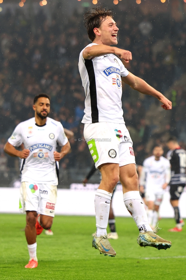 Sturm Graz - LASK
Oesterreichische Fussball Bundesliga, 22. Runde, SK Sturm Graz - Linzer ASK, Stadion Liebenau Graz, 16.03.2025. 

Foto zeigt William Boeving (Sturm)
