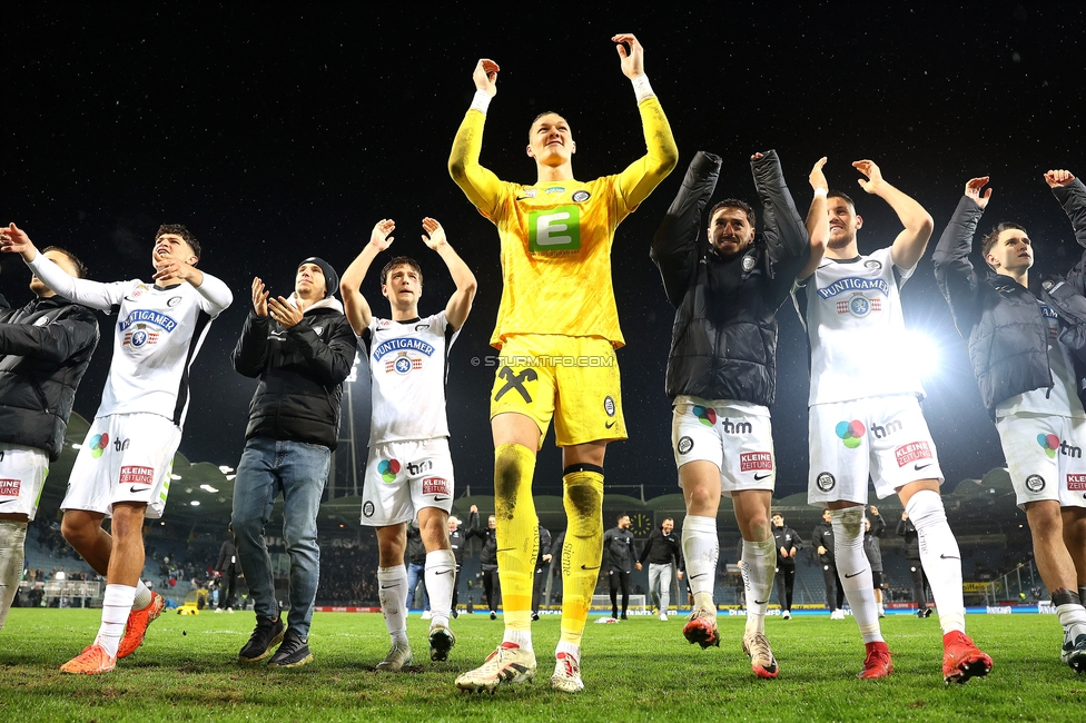 Sturm Graz - LASK
Oesterreichische Fussball Bundesliga, 22. Runde, SK Sturm Graz - Linzer ASK, Stadion Liebenau Graz, 16.03.2025. 

Foto zeigt die Mannschaft von Sturm
