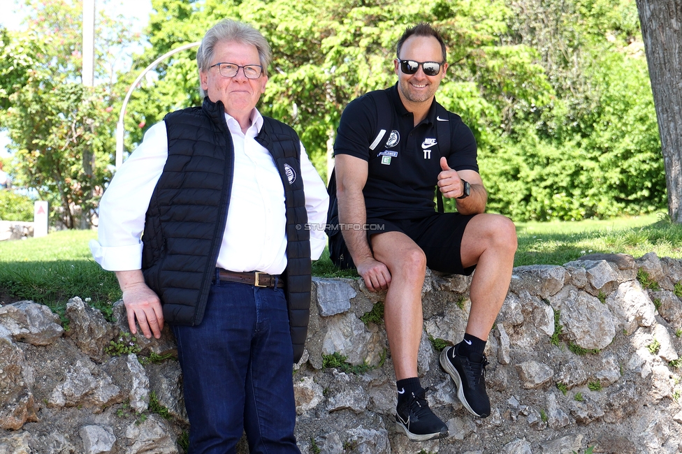 116 Jahre Sturm Graz
SK Sturm Graz Geburtstagsfeier - 116 Jahre, Grazer Innenstadt, Graz am 01.05.2025.
