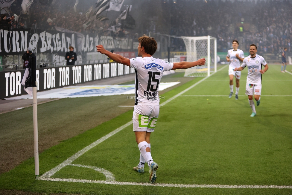Sturm Graz - Salzburg
Oesterreichische Fussball Bundesliga, 30. Runde, SK Sturm Graz - FC Salzburg, Stadion Liebenau Graz, 09.05.2025. 

Foto zeigt William Boeving (Sturm)
