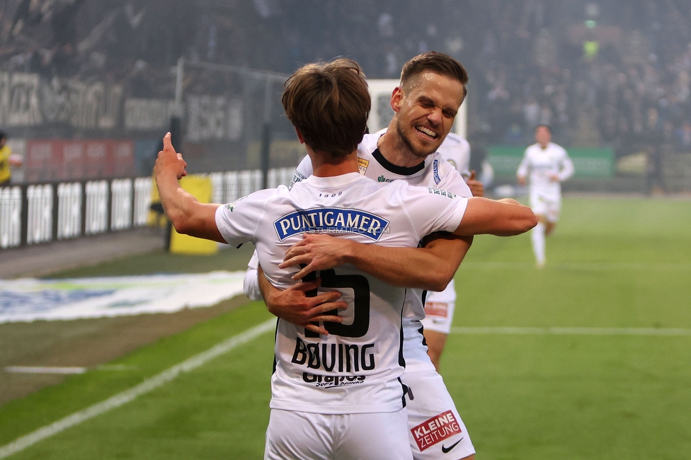 Sturm Graz - Salzburg
Oesterreichische Fussball Bundesliga, 30. Runde, SK Sturm Graz - FC Salzburg, Stadion Liebenau Graz, 09.05.2025. 

Foto zeigt William Boeving (Sturm)
