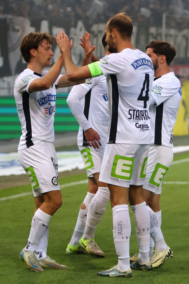 Sturm Graz - Salzburg
Oesterreichische Fussball Bundesliga, 30. Runde, SK Sturm Graz - FC Salzburg, Stadion Liebenau Graz, 09.05.2025. 

Foto zeigt William Boeving (Sturm)
