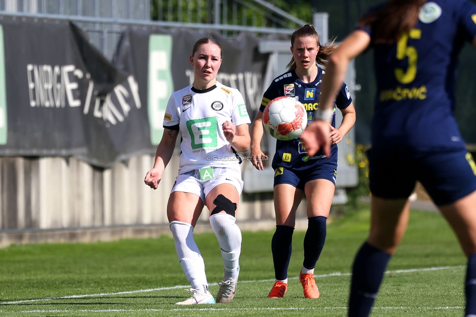 Sturm Damen - St. Poelten
OEFB Frauen Bundesliga, 23. Runde, SK Sturm Graz Damen - SKN St. Poelten, Trainingszentrum Messendorf, 10.05.2025. 

Foto zeigt Anna Wirnsberger (Sturm Damen)
