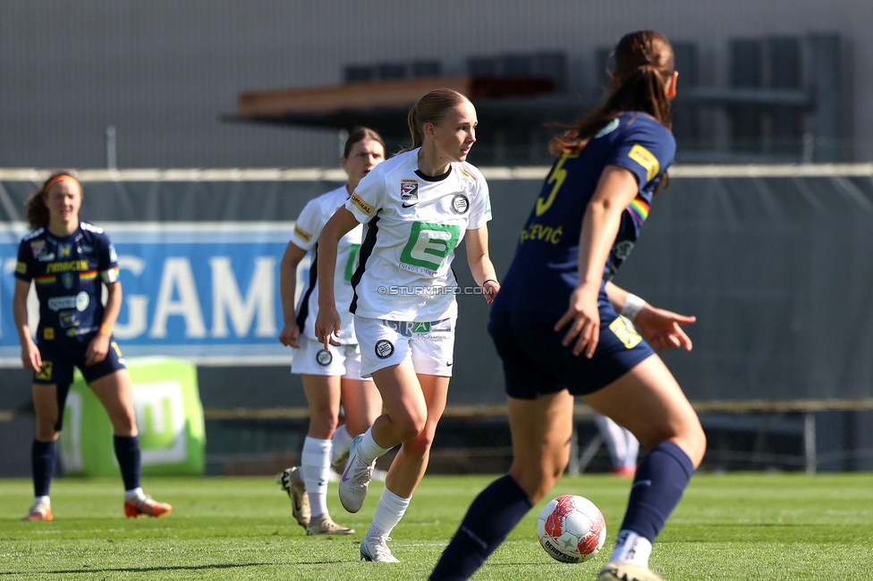 Sturm Damen - St. Poelten
OEFB Frauen Bundesliga, 23. Runde, SK Sturm Graz Damen - SKN St. Poelten, Trainingszentrum Messendorf, 10.05.2025. 

Foto zeigt Lena Breznik (Sturm Damen)
