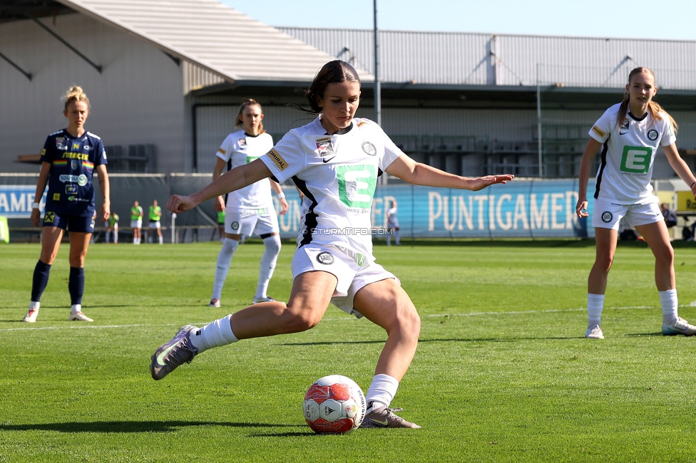 Sturm Damen - St. Poelten
OEFB Frauen Bundesliga, 23. Runde, SK Sturm Graz Damen - SKN St. Poelten, Trainingszentrum Messendorf, 10.05.2025. 

Foto zeigt Marie Spiess (Sturm Damen)
