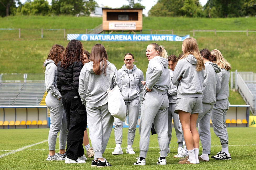 First Vienna - Sturm Damen
OEFB Frauen Bundesliga, 24. Runde, First Vienna FC 1894 - SK Sturm Graz Damen, Naturarena Hohe Warte Wien, 17.05.2025. 

Foto zeigt die Mannschaft der Sturm Damen
