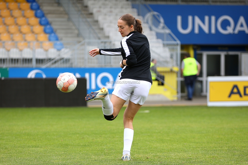 First Vienna - Sturm Damen
OEFB Frauen Bundesliga, 24. Runde, First Vienna FC 1894 - SK Sturm Graz Damen, Naturarena Hohe Warte Wien, 17.05.2025. 

Foto zeigt Modesta Uka (Sturm Damen)
