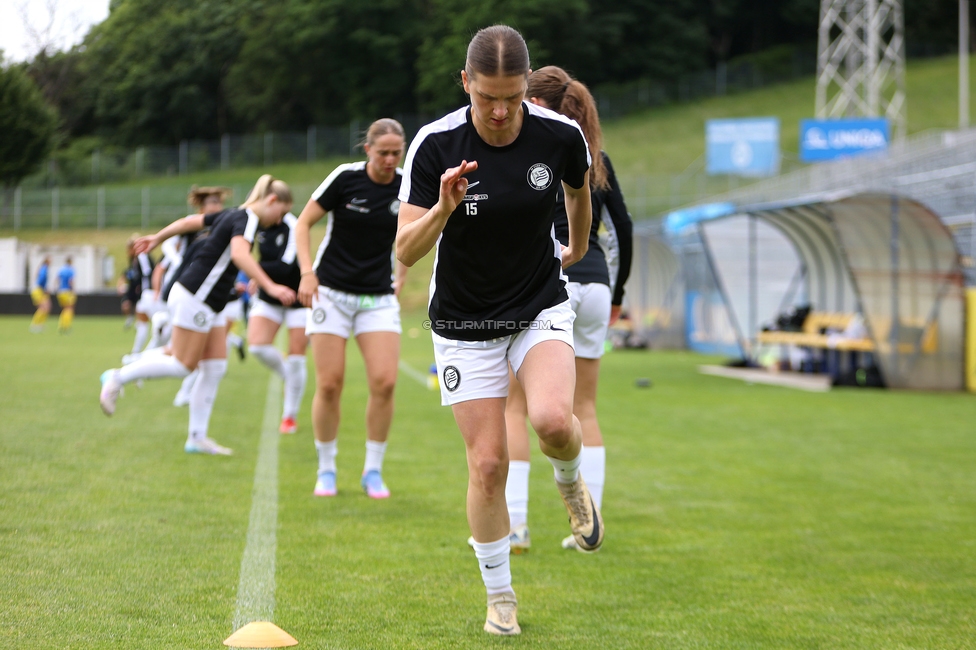 First Vienna - Sturm Damen
OEFB Frauen Bundesliga, 24. Runde, First Vienna FC 1894 - SK Sturm Graz Damen, Naturarena Hohe Warte Wien, 17.05.2025. 

Foto zeigt Sophie Maierhofer (Sturm Damen)
