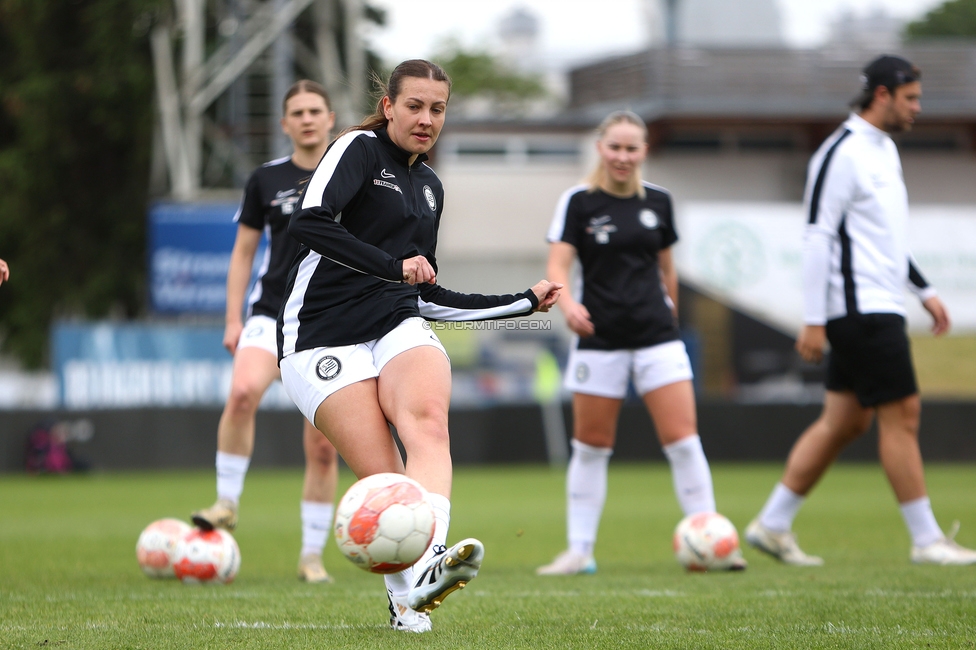 First Vienna - Sturm Damen
OEFB Frauen Bundesliga, 24. Runde, First Vienna FC 1894 - SK Sturm Graz Damen, Naturarena Hohe Warte Wien, 17.05.2025. 

Foto zeigt Michaela Traussnigg (Sturm Damen)
