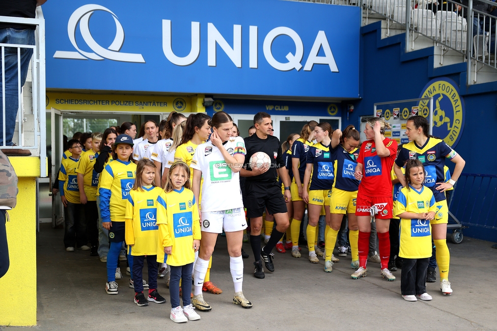 First Vienna - Sturm Damen
OEFB Frauen Bundesliga, 24. Runde, First Vienna FC 1894 - SK Sturm Graz Damen, Naturarena Hohe Warte Wien, 17.05.2025. 

Foto zeigt die Mannschaft der Sturm Damen
