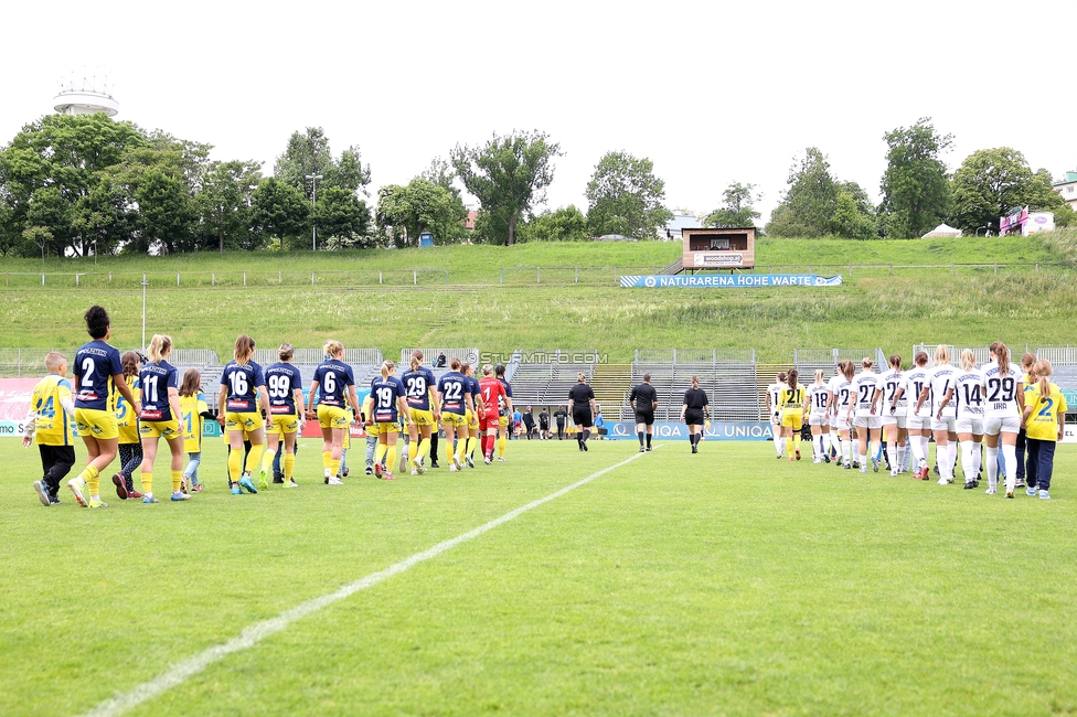 First Vienna - Sturm Damen
OEFB Frauen Bundesliga, 24. Runde, First Vienna FC 1894 - SK Sturm Graz Damen, Naturarena Hohe Warte Wien, 17.05.2025. 

Foto zeigt die Mannschaft der Sturm Damen
