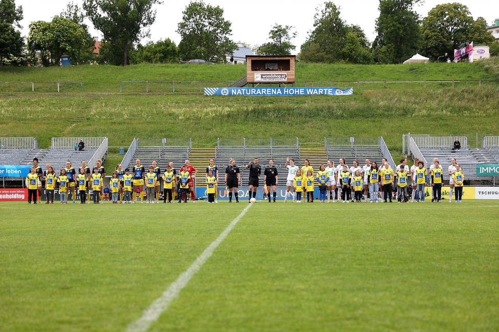 First Vienna - Sturm Damen
OEFB Frauen Bundesliga, 24. Runde, First Vienna FC 1894 - SK Sturm Graz Damen, Naturarena Hohe Warte Wien, 17.05.2025. 

Foto zeigt die Mannschaft der Sturm Damen
