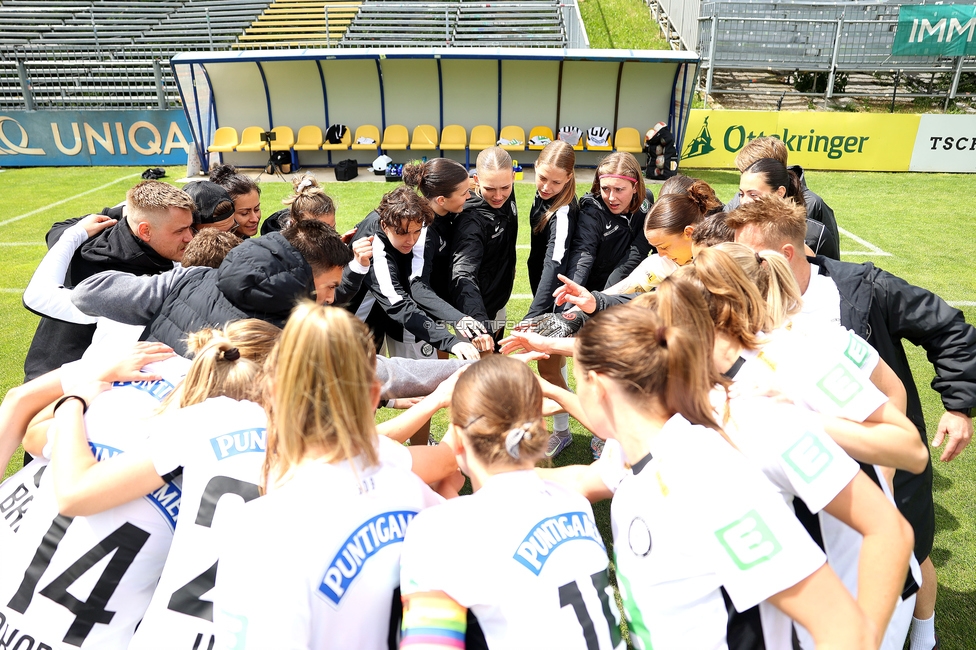First Vienna - Sturm Damen
OEFB Frauen Bundesliga, 24. Runde, First Vienna FC 1894 - SK Sturm Graz Damen, Naturarena Hohe Warte Wien, 17.05.2025. 

Foto zeigt die Mannschaft der Sturm Damen
