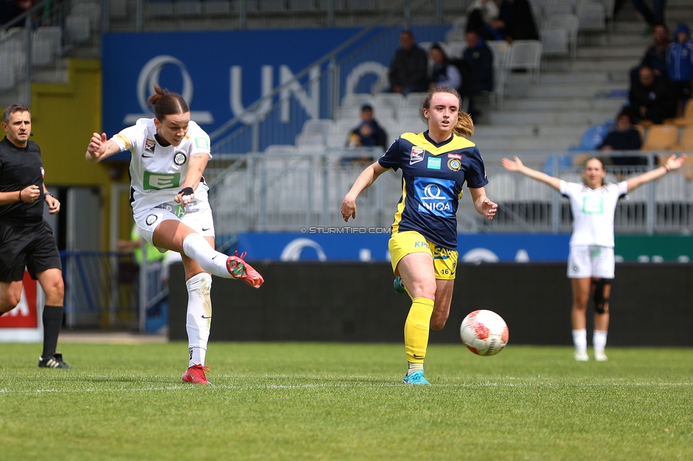 First Vienna - Sturm Damen
OEFB Frauen Bundesliga, 24. Runde, First Vienna FC 1894 - SK Sturm Graz Damen, Naturarena Hohe Warte Wien, 17.05.2025. 

Foto zeigt Linda Popofsits (Sturm Damen)
