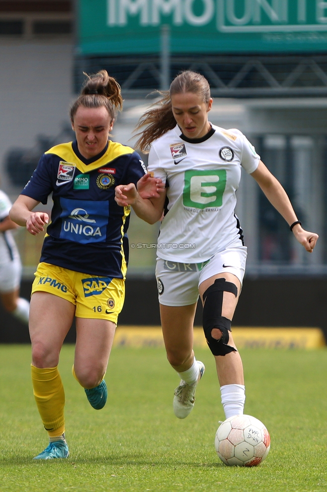 First Vienna - Sturm Damen
OEFB Frauen Bundesliga, 24. Runde, First Vienna FC 1894 - SK Sturm Graz Damen, Naturarena Hohe Warte Wien, 17.05.2025. 

Foto zeigt Modesta Uka (Sturm Damen)
