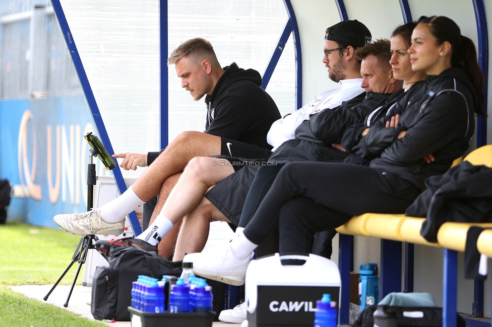 First Vienna - Sturm Damen
OEFB Frauen Bundesliga, 24. Runde, First Vienna FC 1894 - SK Sturm Graz Damen, Naturarena Hohe Warte Wien, 17.05.2025. 

Foto zeigt Michael Erlitz (Sportdirektor Sturm Damen)
