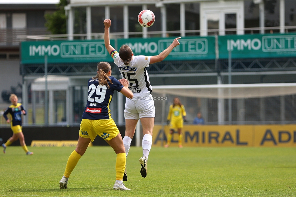 First Vienna - Sturm Damen
OEFB Frauen Bundesliga, 24. Runde, First Vienna FC 1894 - SK Sturm Graz Damen, Naturarena Hohe Warte Wien, 17.05.2025. 

Foto zeigt Sophie Maierhofer (Sturm Damen)
