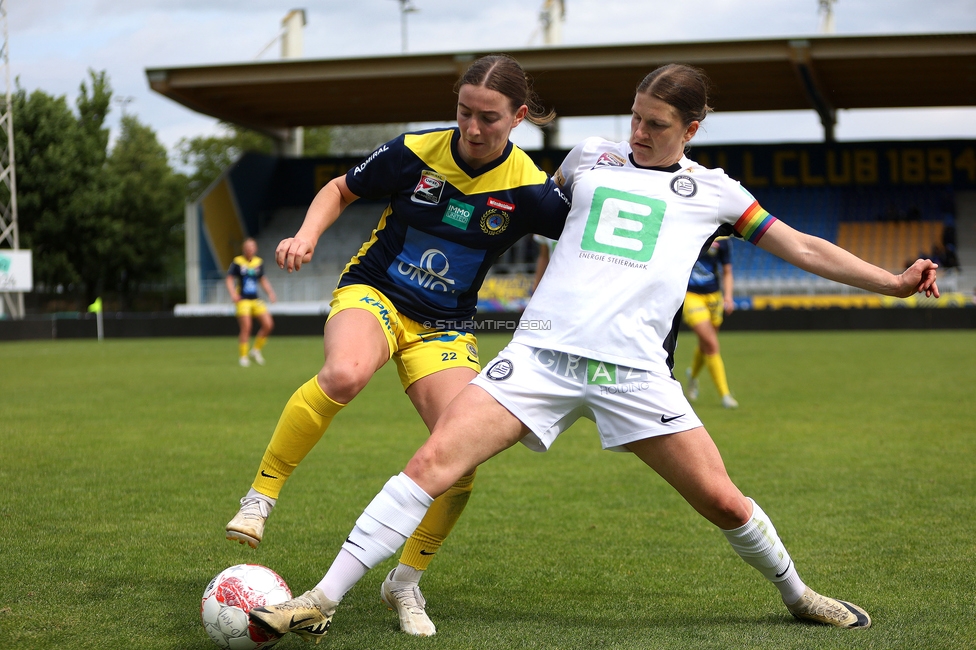 First Vienna - Sturm Damen
OEFB Frauen Bundesliga, 24. Runde, First Vienna FC 1894 - SK Sturm Graz Damen, Naturarena Hohe Warte Wien, 17.05.2025. 

Foto zeigt Sophie Maierhofer (Sturm Damen)
