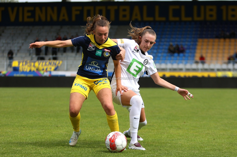 First Vienna - Sturm Damen
OEFB Frauen Bundesliga, 24. Runde, First Vienna FC 1894 - SK Sturm Graz Damen, Naturarena Hohe Warte Wien, 17.05.2025. 

Foto zeigt Rebecca Villena (Sturm Damen)

