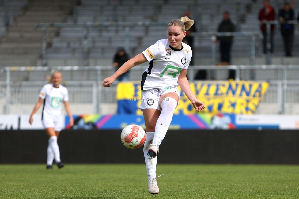 First Vienna - Sturm Damen
OEFB Frauen Bundesliga, 24. Runde, First Vienna FC 1894 - SK Sturm Graz Damen, Naturarena Hohe Warte Wien, 17.05.2025. 

Foto zeigt Anna Wirnsberger (Sturm Damen)
